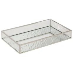 2 plateaux effet miroir