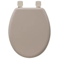 Abattant WC taupe bois