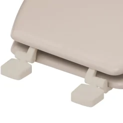 Abattant WC taupe bois