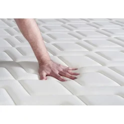 ACTISOM Matelas Ressorts ensaches et memoire de forme 5 zones de confort