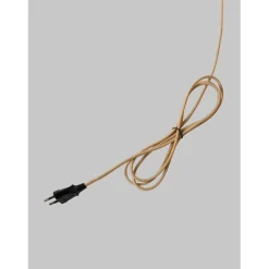 Applique Florence sable abat-jour noir