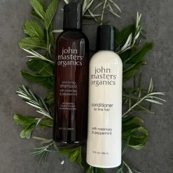 Après-shampoing pour cheveux fins au romarin et à la menthe poivrée - John Masters Organics