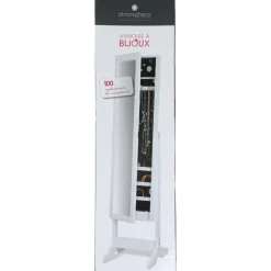 Armoire à bijoux blanche