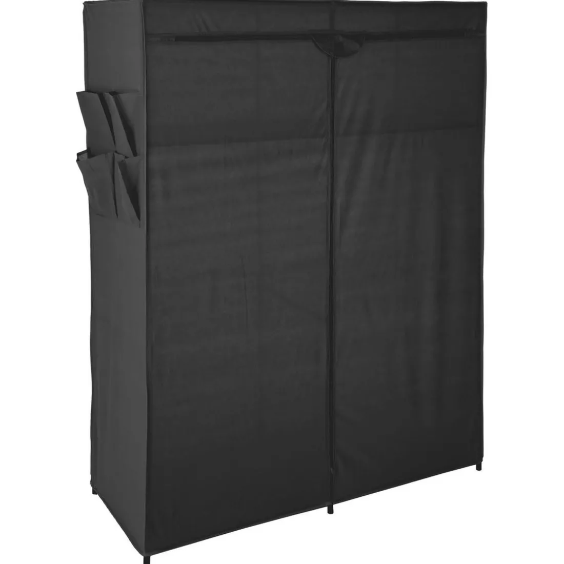 Armoire 2 penderies gris