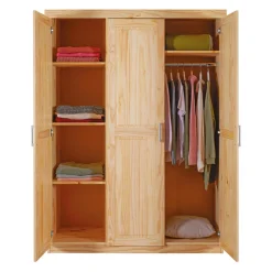 Armoire 3 portes en Pin massif SPEL
