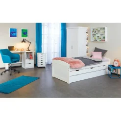 Armoire blanc 2 portes AKOON