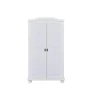 Armoire en Bois Massif Laqué Blanc HEDDA