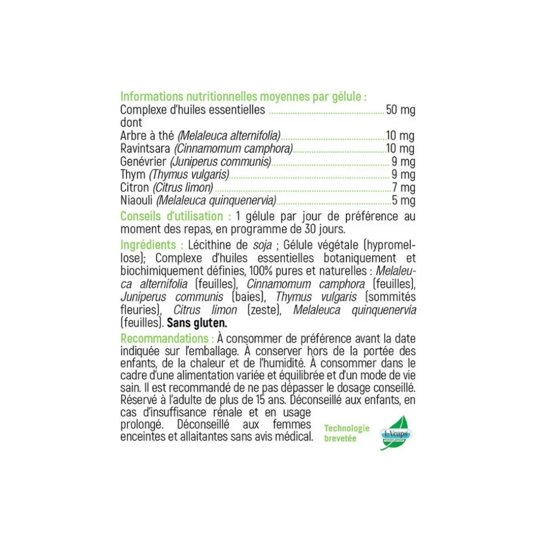 Aroma Défense Naturel au Complexe d’Huiles Essentielles