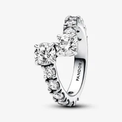 Bague Femme en argent sterling avec zircons Pandora Timeless