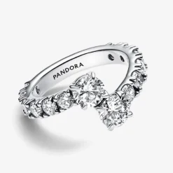 Bague Femme en argent sterling avec zircons Pandora Timeless