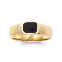 Bague homme Maison de la Bijouterie YU53U0W Plaqué or