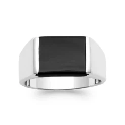 Bague homme Maison de la Bijouterie Z0V3600 Argent Onyx
