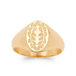 Bague homme Maison de la Bijouterie YU04300 Plaqué or