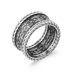 Bague homme Maison de la Bijouterie ZU43600 Argent