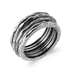 Bague homme Maison de la Bijouterie ZU54Z00 Argent