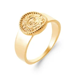 Bague homme Maison de la Bijouterie YU6Z300 Plaqué or