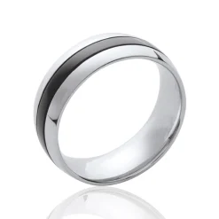 Bague homme Maison de la Bijouterie ZZ4W300 Acier
