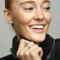 Bague lignes brillantes et scintillantes Pandora Timeless