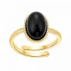 Bagues Femme - B2457-BLACK-ONYX - Angèle M