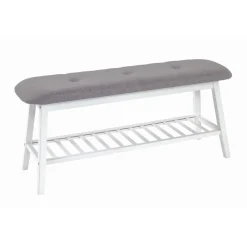 Banc à Chaussures Blanc