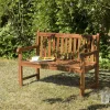 Banc de jardin Java en bois teck huilé