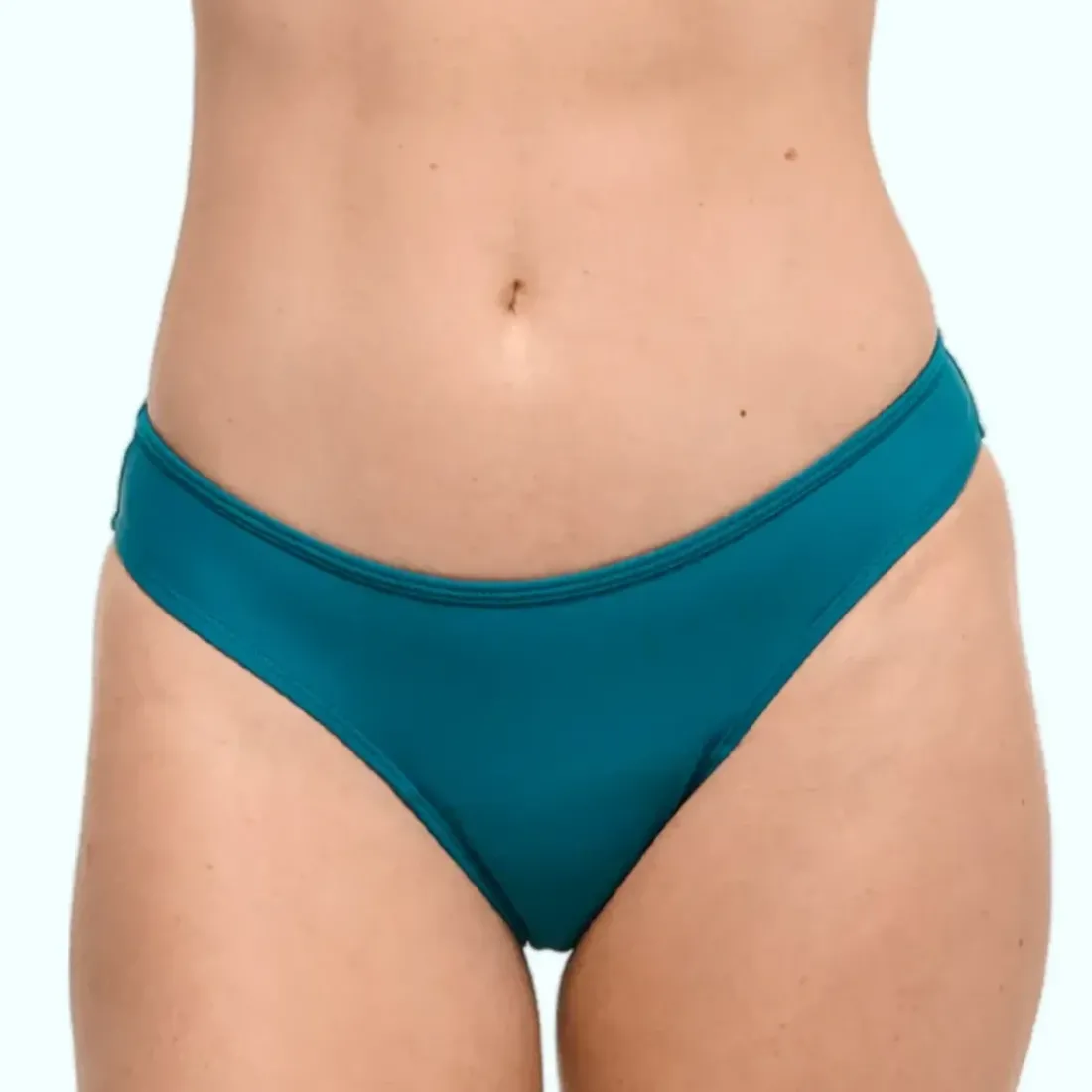 Bas de Maillot de bain Menstruel - Vert - Flux Moyen - Eva en nylon