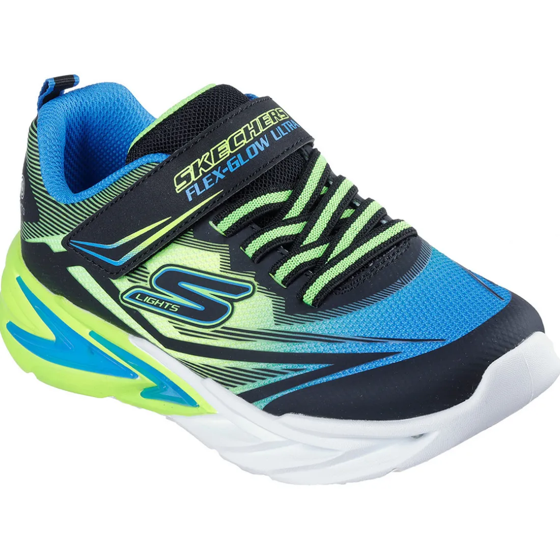 Basket garçon Flex-Glow Ultra Vert lime