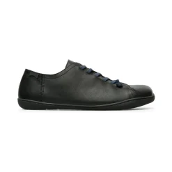 Basket Peu noir en cuir