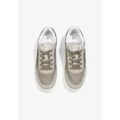 Baskets basses femme gris
