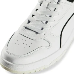 Baskets blanc pour homme RBD GAME LOW en cuir