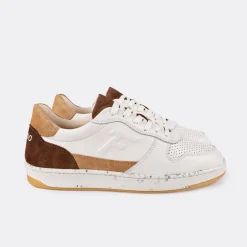 Baskets Blanche ALDER en cuir