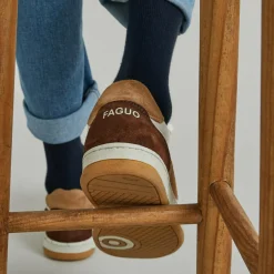 Baskets Blanche ALDER en cuir