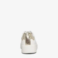 Baskets femme Détail pailleté blanc Gwen