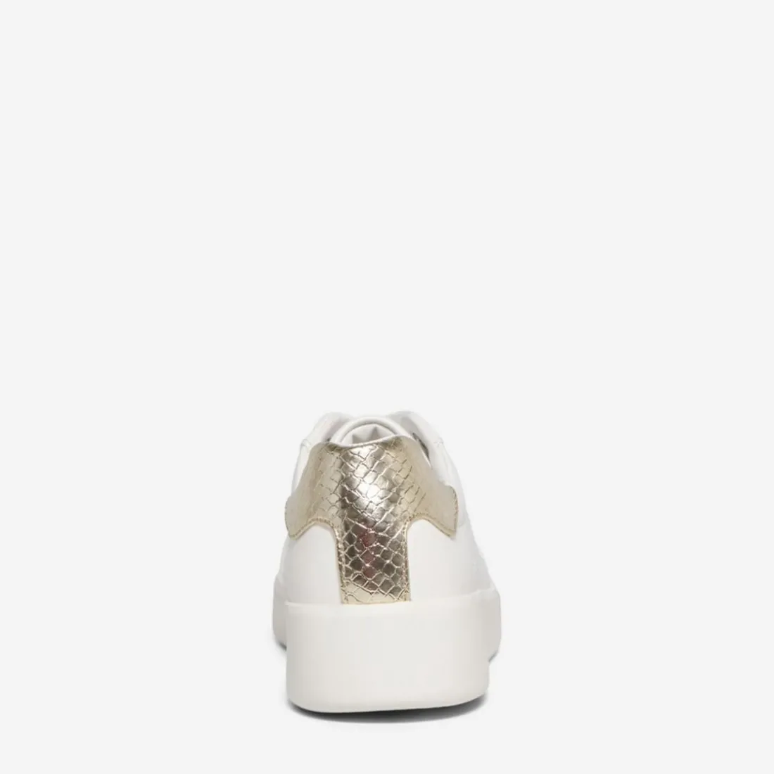 Baskets femme Détail pailleté blanc Gwen