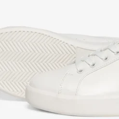 Baskets femme Détail pailleté blanc Gwen