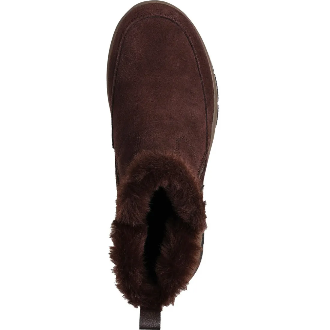 Baskets femme EASY GOING - COOL ZIP chocolat en cuir