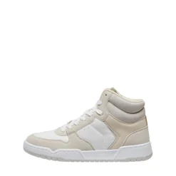 Baskets femme Hauteur cheville Bout rond beige