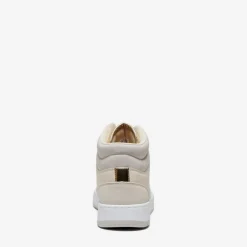 Baskets femme Hauteur cheville Bout rond beige