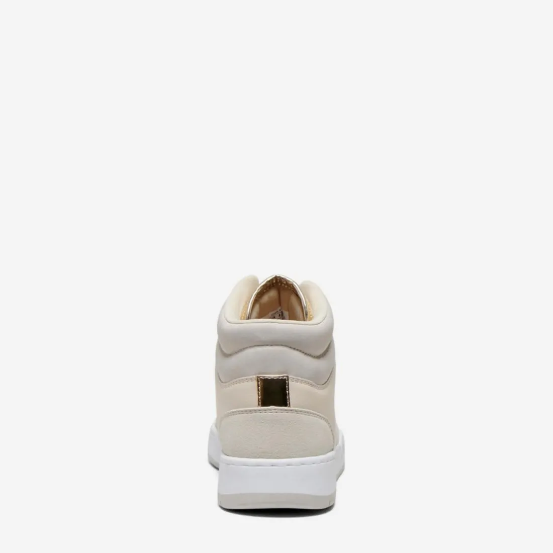 Baskets femme Hauteur cheville Bout rond beige
