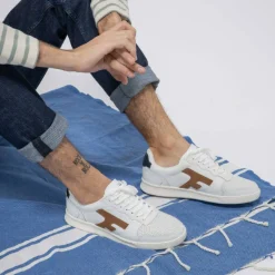Baskets HAZEL - cuir blanc