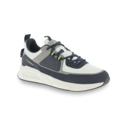 Baskets homme à lacet DOLPI blanc-gris blanc;gris