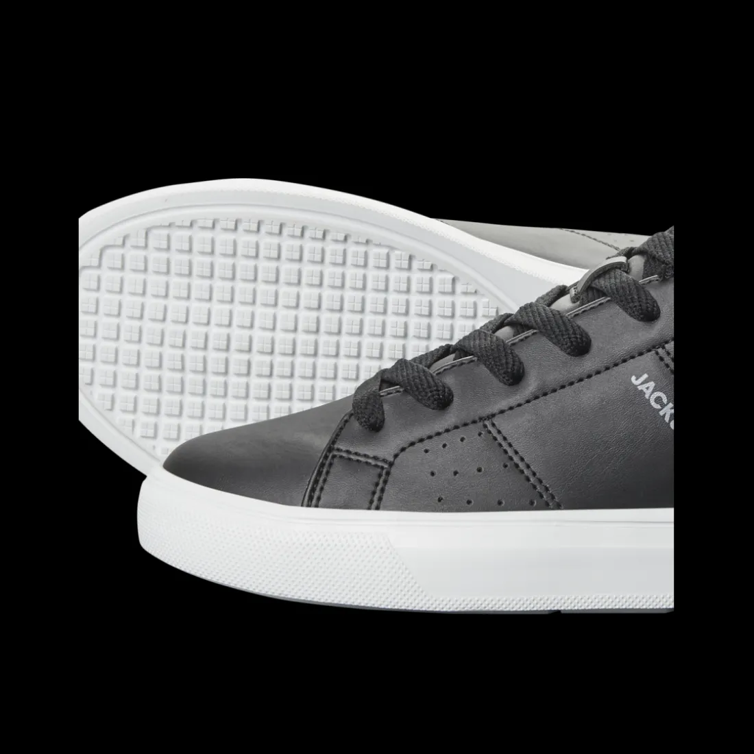 Baskets homme anthracite lacets polyuréthane Chase
