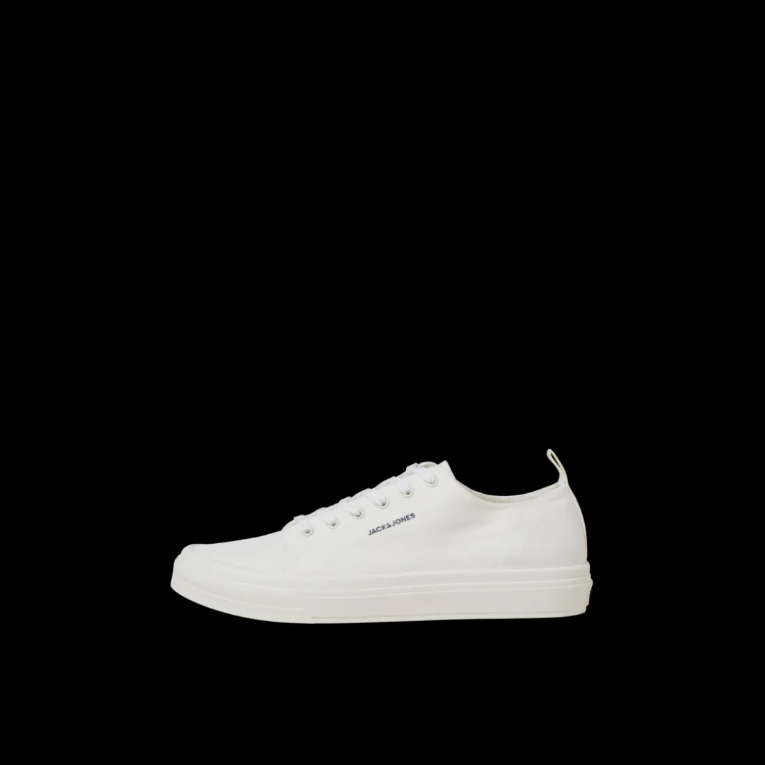 Baskets homme blanc lacets toile Yael