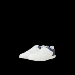 Baskets homme blanc lacets synthétique Zak