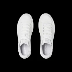 Baskets homme blanc lacets polyester Andy