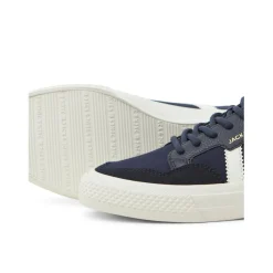 Baskets homme bleu marine lacets toile Jay