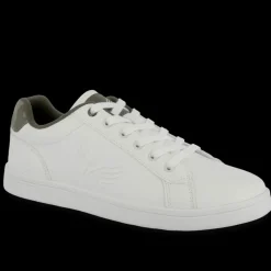 Baskets homme DARLY blanc et kaki camo