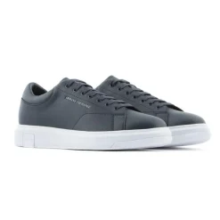 Baskets homme en cuir marine