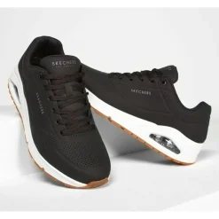 Baskets homme UNO - STAND ON AIR noir/blanc