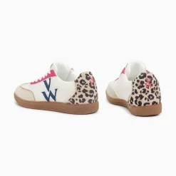 Baskets monogramme Charlize multicolores à semelle rétro